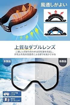 FERDIX12 ライトグレー ゴーグル 51+jNq9DOcL._AC_UL210_SR210,